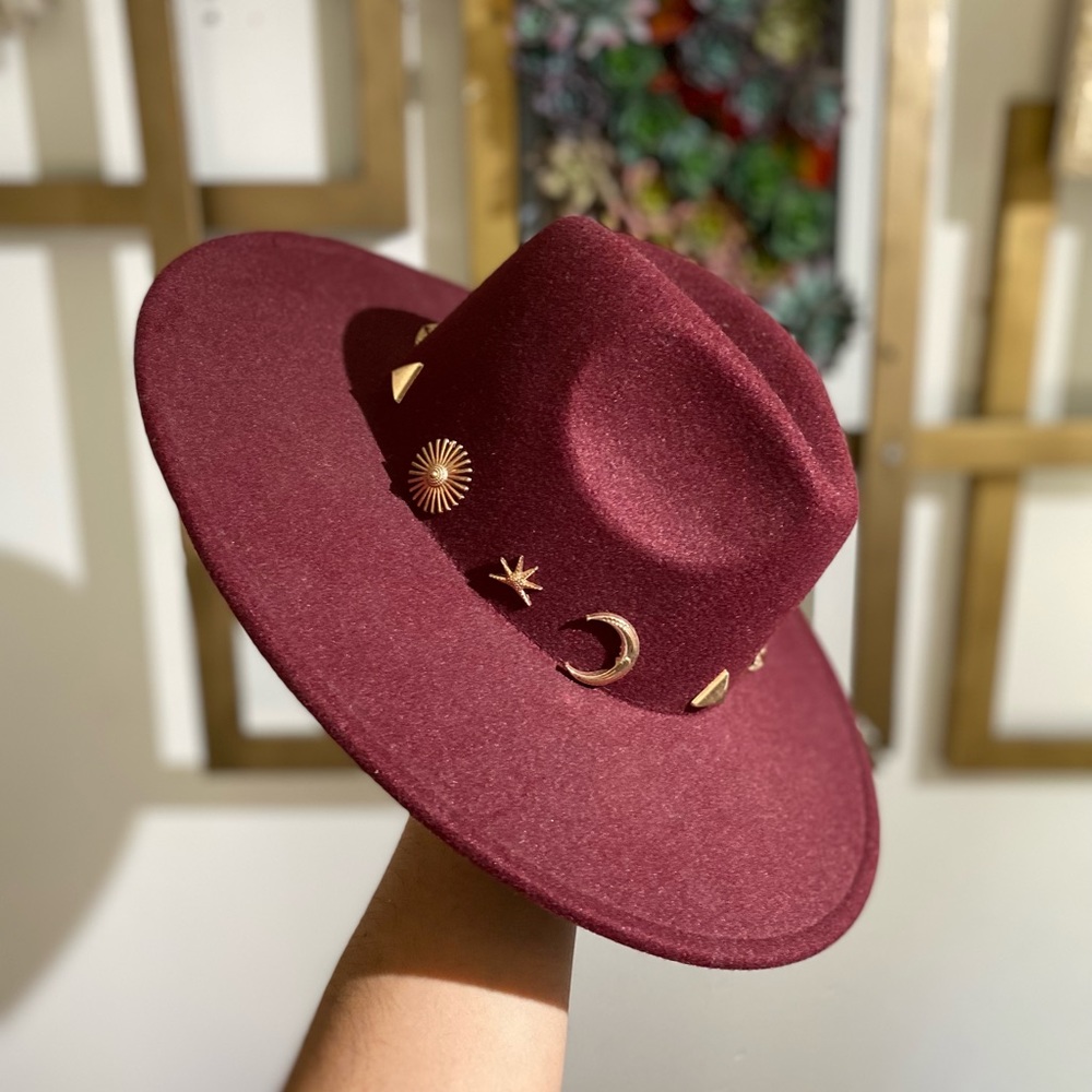 Anthropologie Charm Trimmed Hat